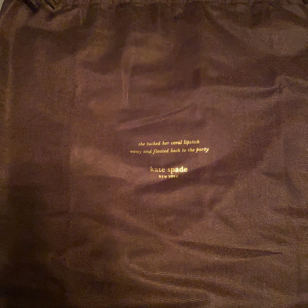Kate Spade. NWT Never carried! Perfect condition! With shoulder strap/dust bag. - Picture 2 of 10